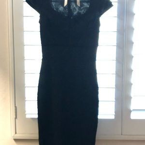 Black Windsor etched dress
